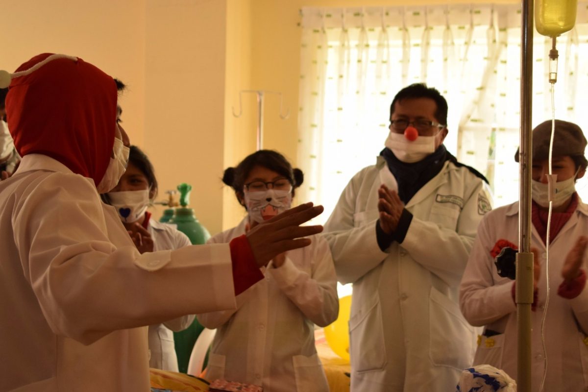 Segundo Taller de Risoterapia Hospitalaria 2018, atención con dignidad al paciente